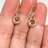 Clear Quartz Round Faceted Earrings PEGJ210