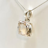 Clear Quartz Square Faceted Pendant PPGJ911