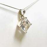 Clear Quartz Square Faceted Pendant PPGJ913