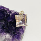 Clear Quartz Square Faceted Pendant PPGJ914