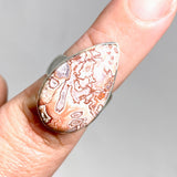 Crazy Lace Rosetta Stone Teardrop Ring Size 7 KRGJ3267