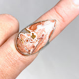 Crazy Lace Rosetta Stone Teardrop Ring Size 9 KRGJ3268