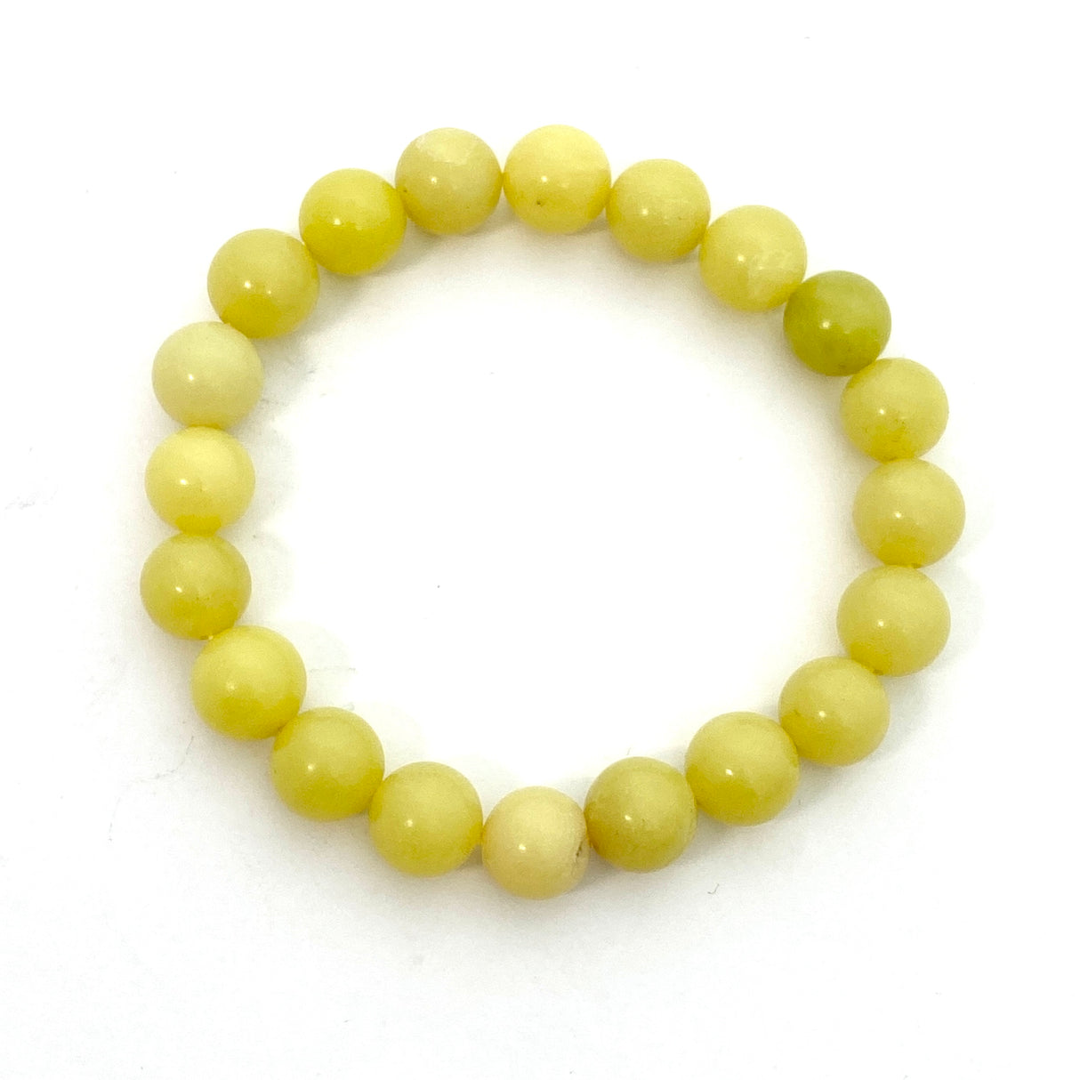 Lemon jade bracelet