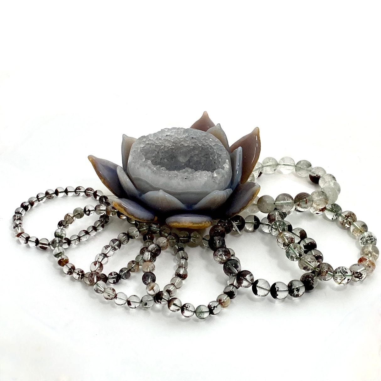 Garden Quartz (Lodolite) bracelet