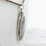 Dendritic Opal Freeform Cabochon Pendant KPGJ4678