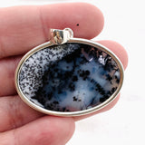 Dendritic Opal Oval Cabochon Pendant KPGJ4672