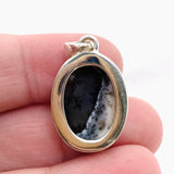 Dendritic Opal Oval Cabochon Pendant KPGJ4673