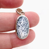 Dendritic Opal Oval Cabochon Pendant KPGJ4674