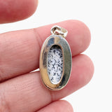 Dendritic Opal Oval Cabochon Pendant KPGJ4674