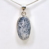 Dendritic Opal Oval Cabochon Pendant KPGJ4674