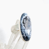 Dendritic Opal Oval Cabochon Ring Size 7 KRGJ3311