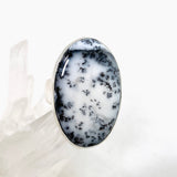 Dendritic Opal Oval Cabochon Ring Size 8 KRGJ3310