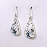 Dendritic Opal Teardrop Cabochon Earrings KEGJ1541