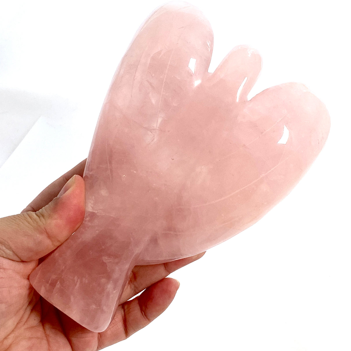 Rose Quartz Angel Goddess large 16cm