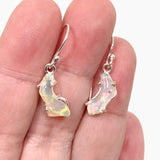 Ethiopian Opal Crystal Earrings KEGJ1531