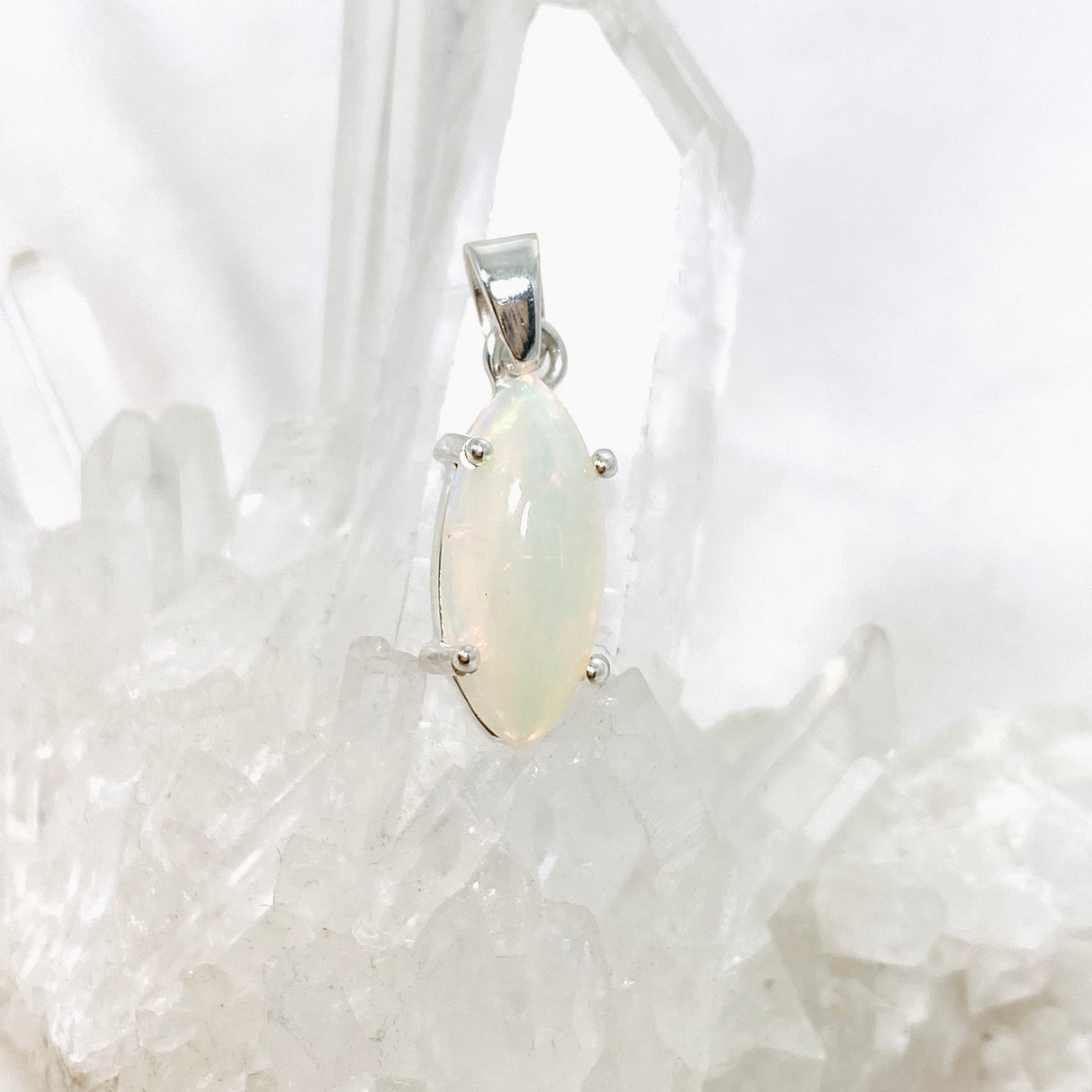 Ethiopian Opal Marquise Cabochon Pendant KPGJ4647