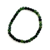 Faceted Square Gemstone Bracelet 5-6mm