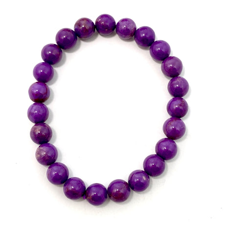 Phosphosiderite round beaded bracelet