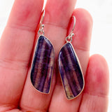 Fluorite Freeform Cabochon Earrings KEGJ1559