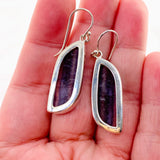 Fluorite Freeform Cabochon Earrings KEGJ1559