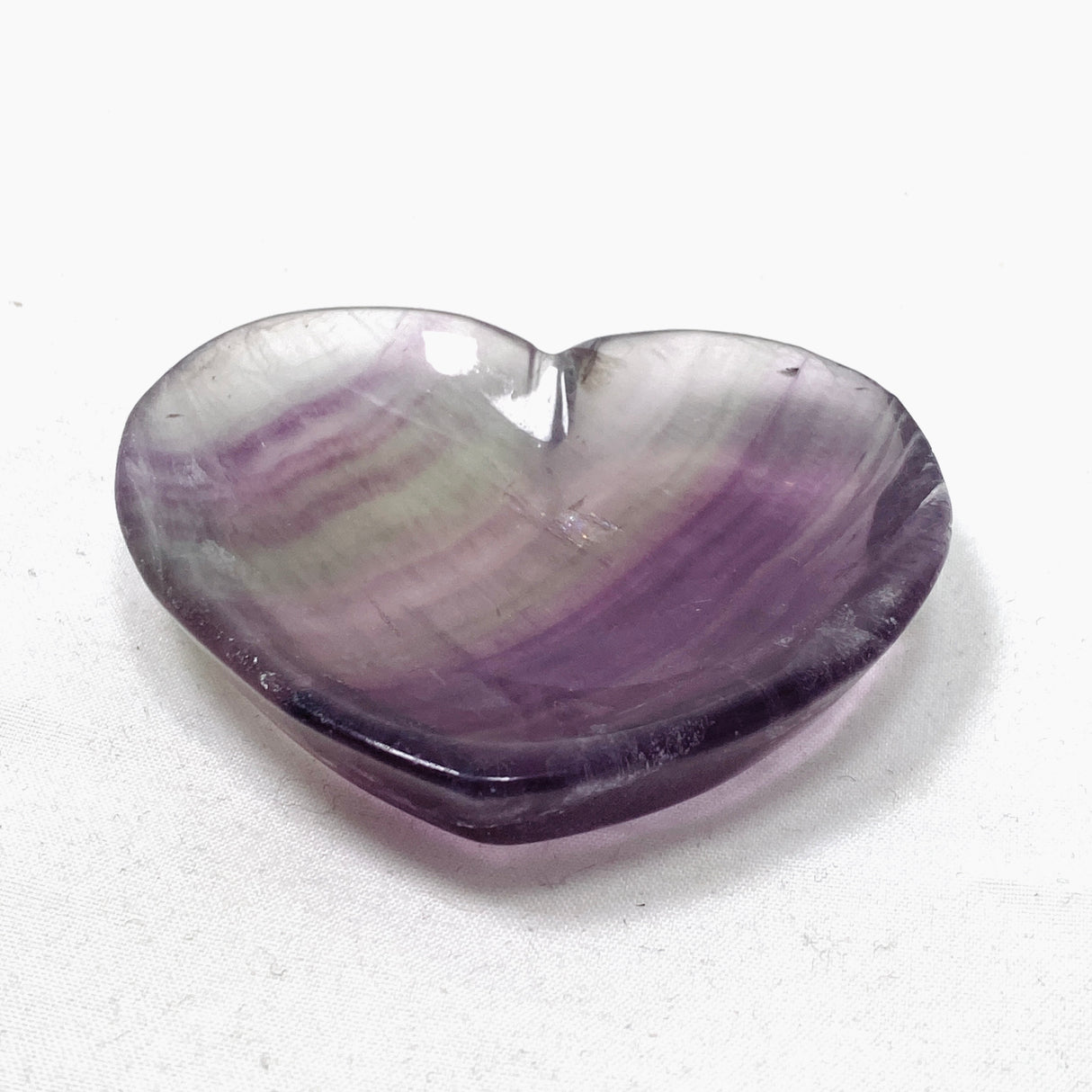 Fluorite Heart Bowl FHB-02