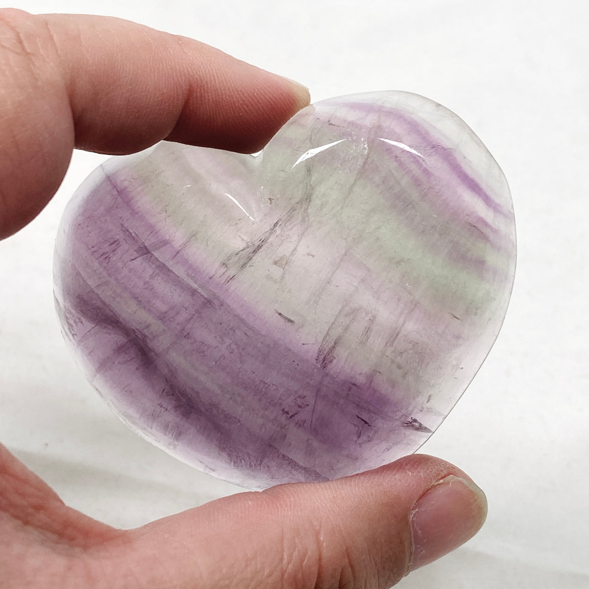 Fluorite Heart Bowl FHB-02