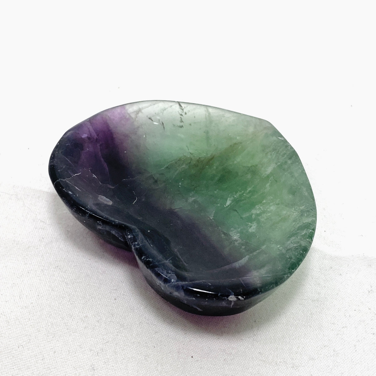 Fluorite Heart Bowl FHB-04