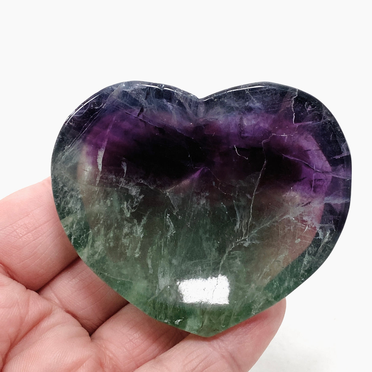 Fluorite Heart Bowl FHB-04