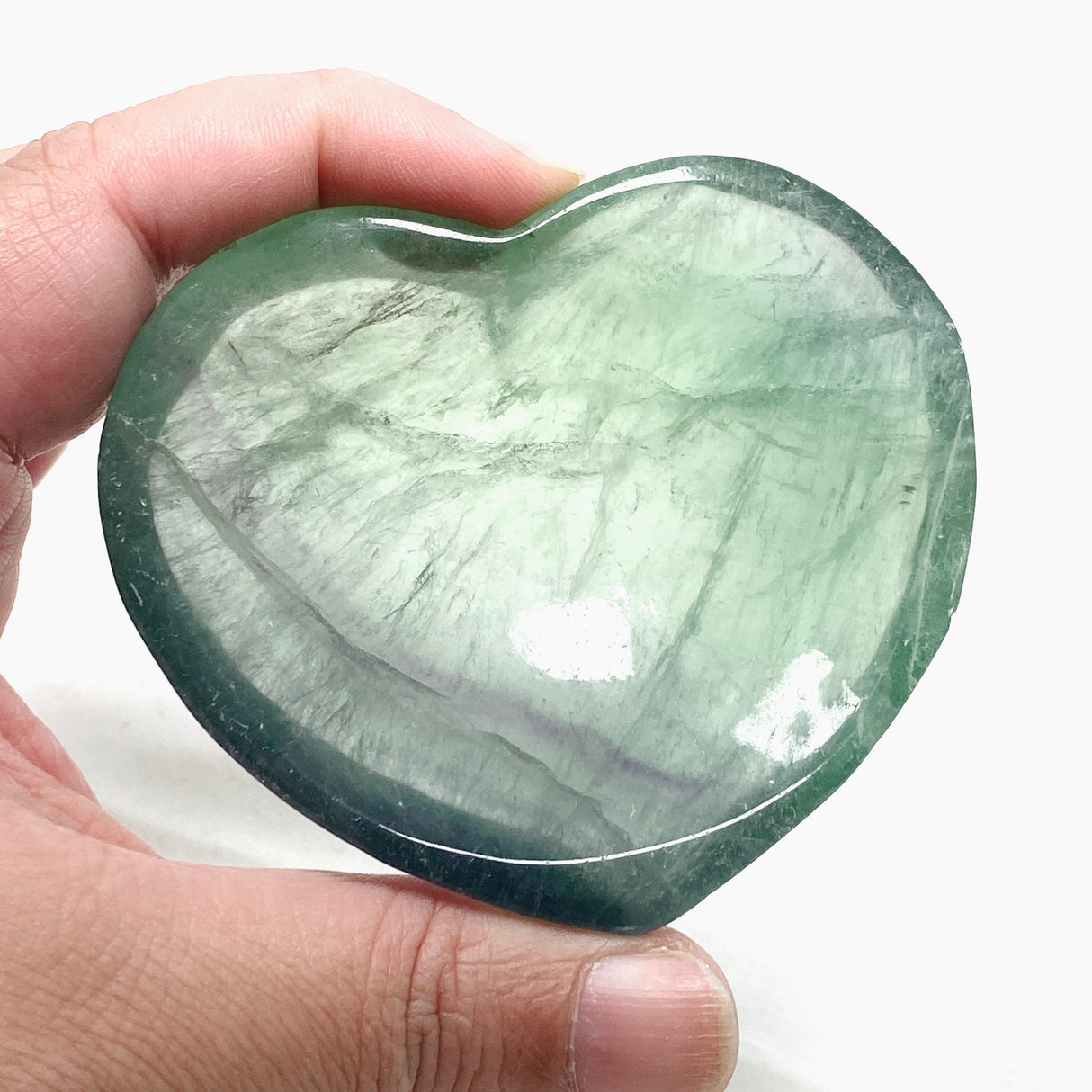 Fluorite Heart Bowl FHB-06