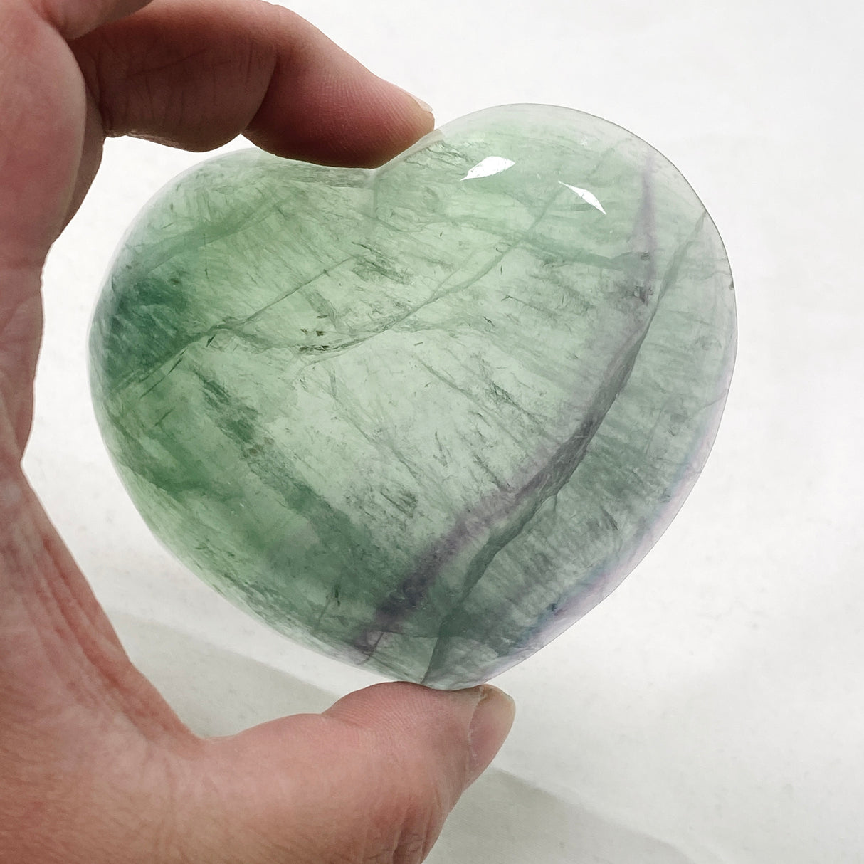 Fluorite Heart Bowl FHB-06