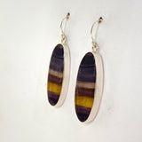 Fluorite Oval Cabochon Earrings KEGJ1558