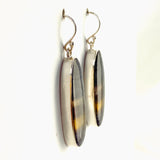 Fluorite Oval Cabochon Earrings KEGJ1558