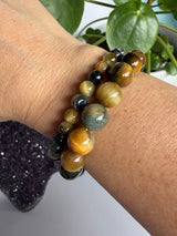 Blue and Gold Tiger's Eye Bracelet