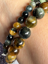 Blue and Gold Tiger's Eye Bracelet