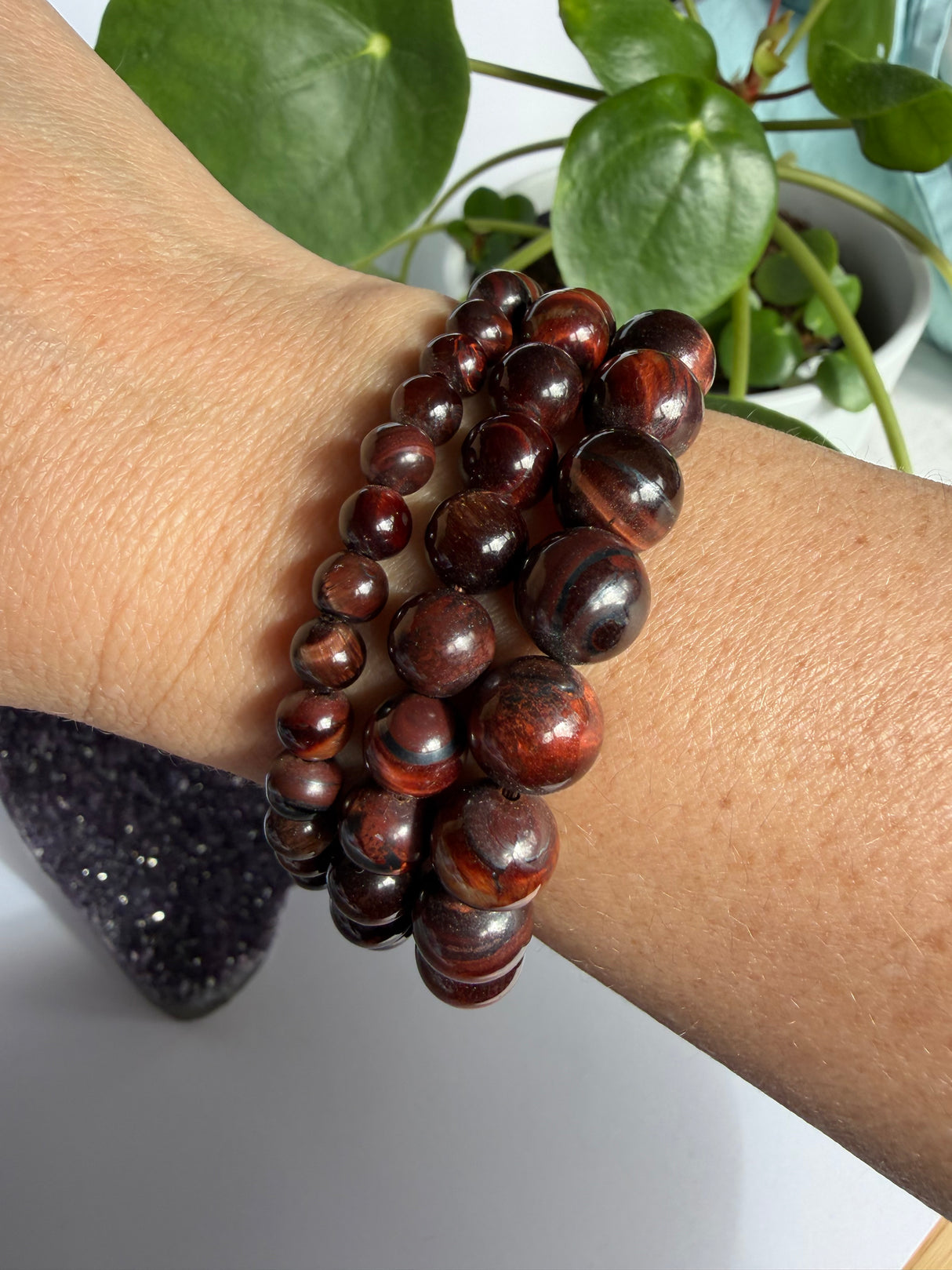 Red Tiger's Eye Bracelet