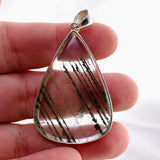 Lodolite (Garden Quartz) Teardrop Cabochon Pendant KPGJ4723