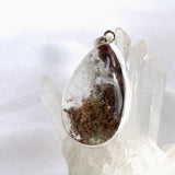 Lodolite (Garden Quartz) Teardrop Cabochon Pendant KPGJ4724