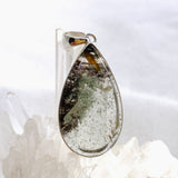 Lodolite (Garden Quartz) Teardrop Cabochon Pendant KPGJ4725