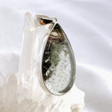 Lodolite (Garden Quartz) Teardrop Cabochon Pendant KPGJ4725