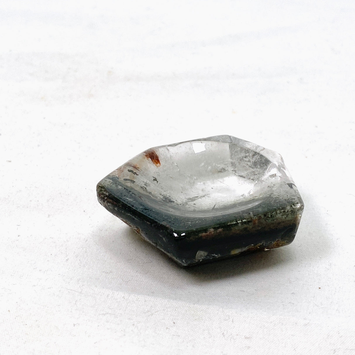 Garden Quartz (Lodolite) Trinket Bowl GQB-01