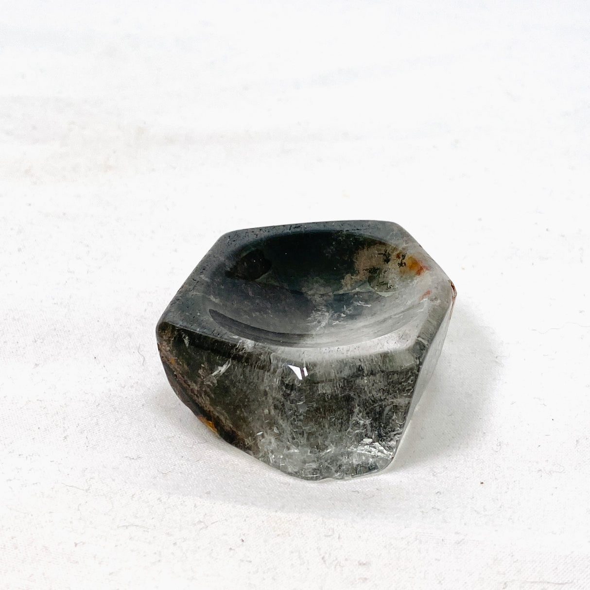 Garden Quartz (Lodolite) Trinket Bowl GQB-01