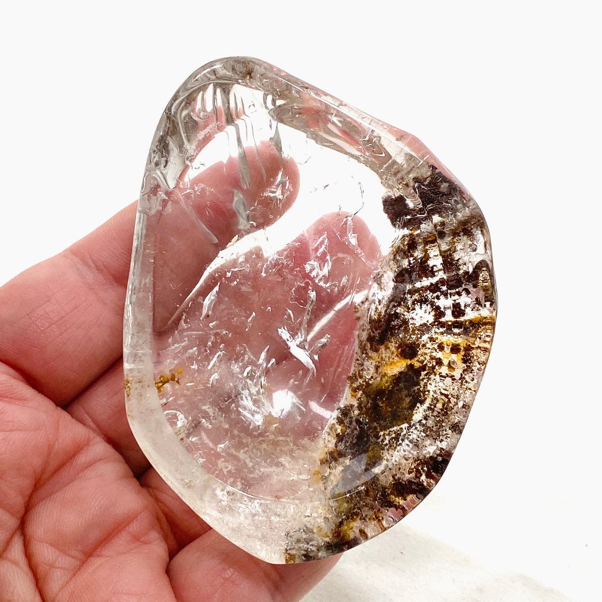 Garden Quartz (Lodolite) Trinket Bowl GQB-05