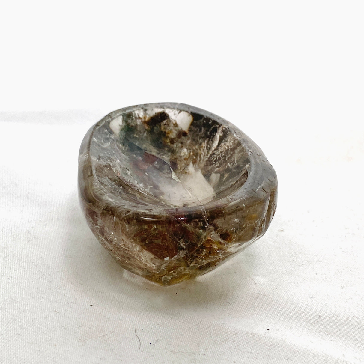 Garden Quartz (Lodolite) Trinket Bowl GQB-06