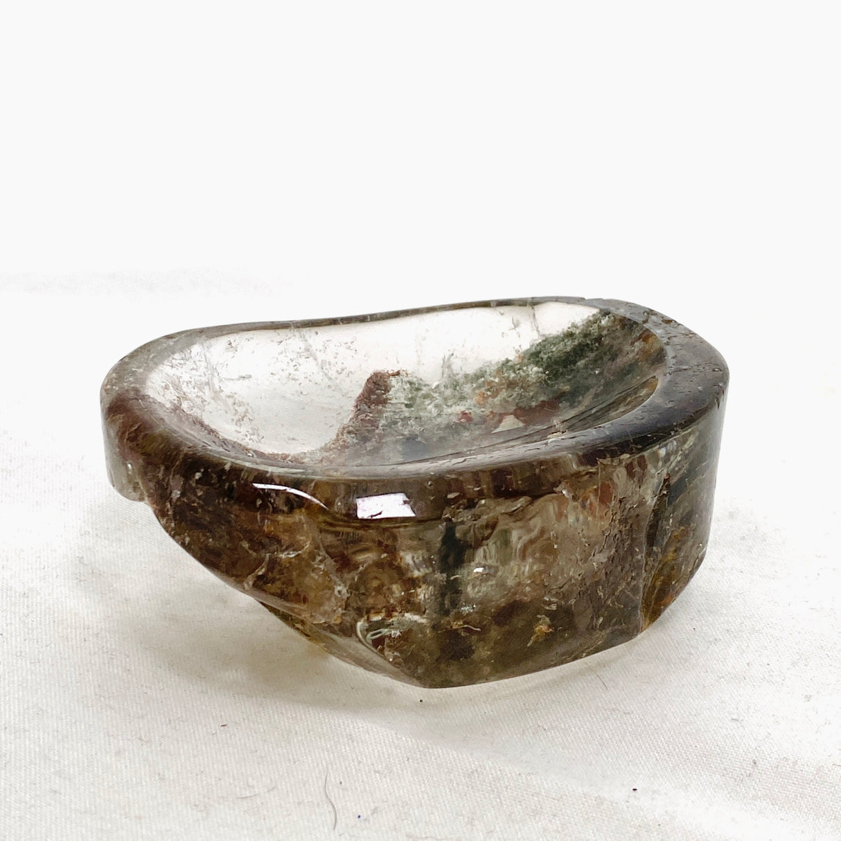 Garden Quartz (Lodolite) Trinket Bowl GQB-06