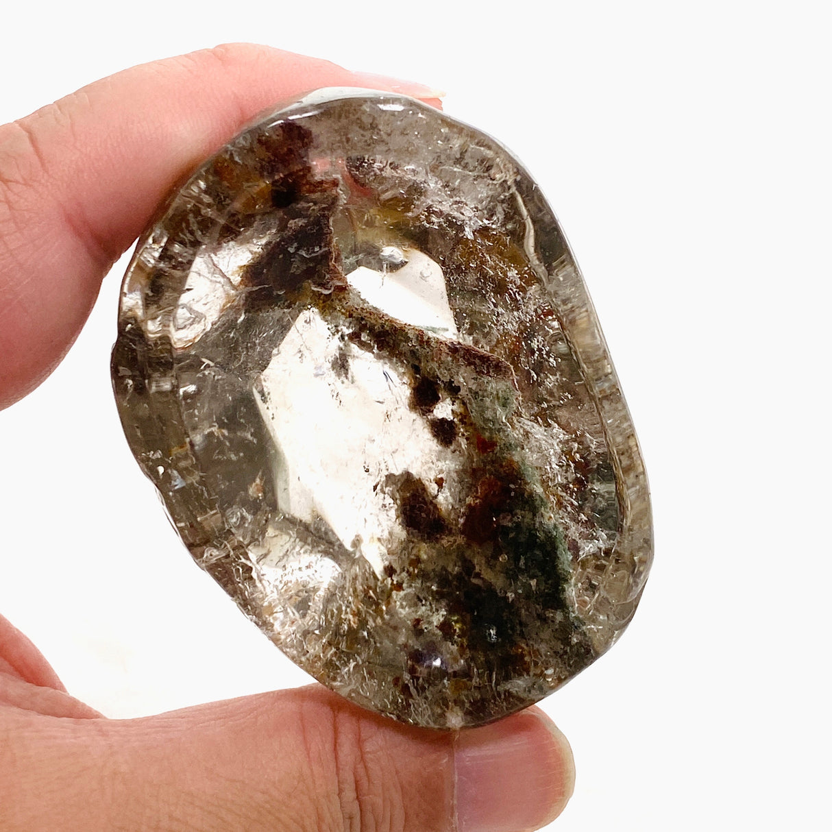 Garden Quartz (Lodolite) Trinket Bowl GQB-06