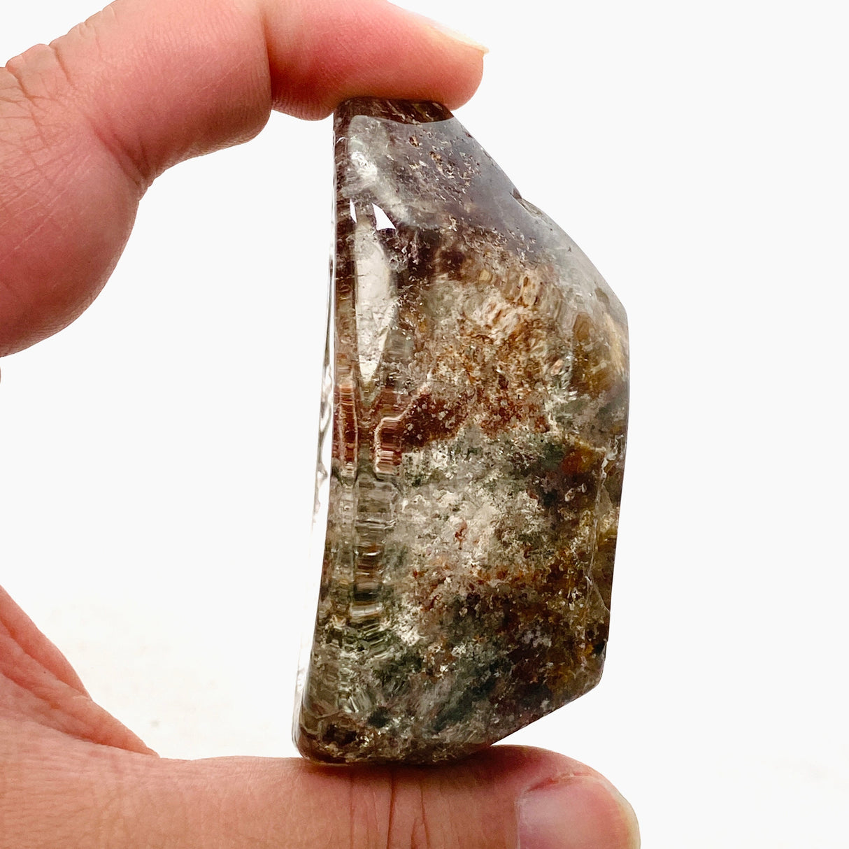 Garden Quartz (Lodolite) Trinket Bowl GQB-06