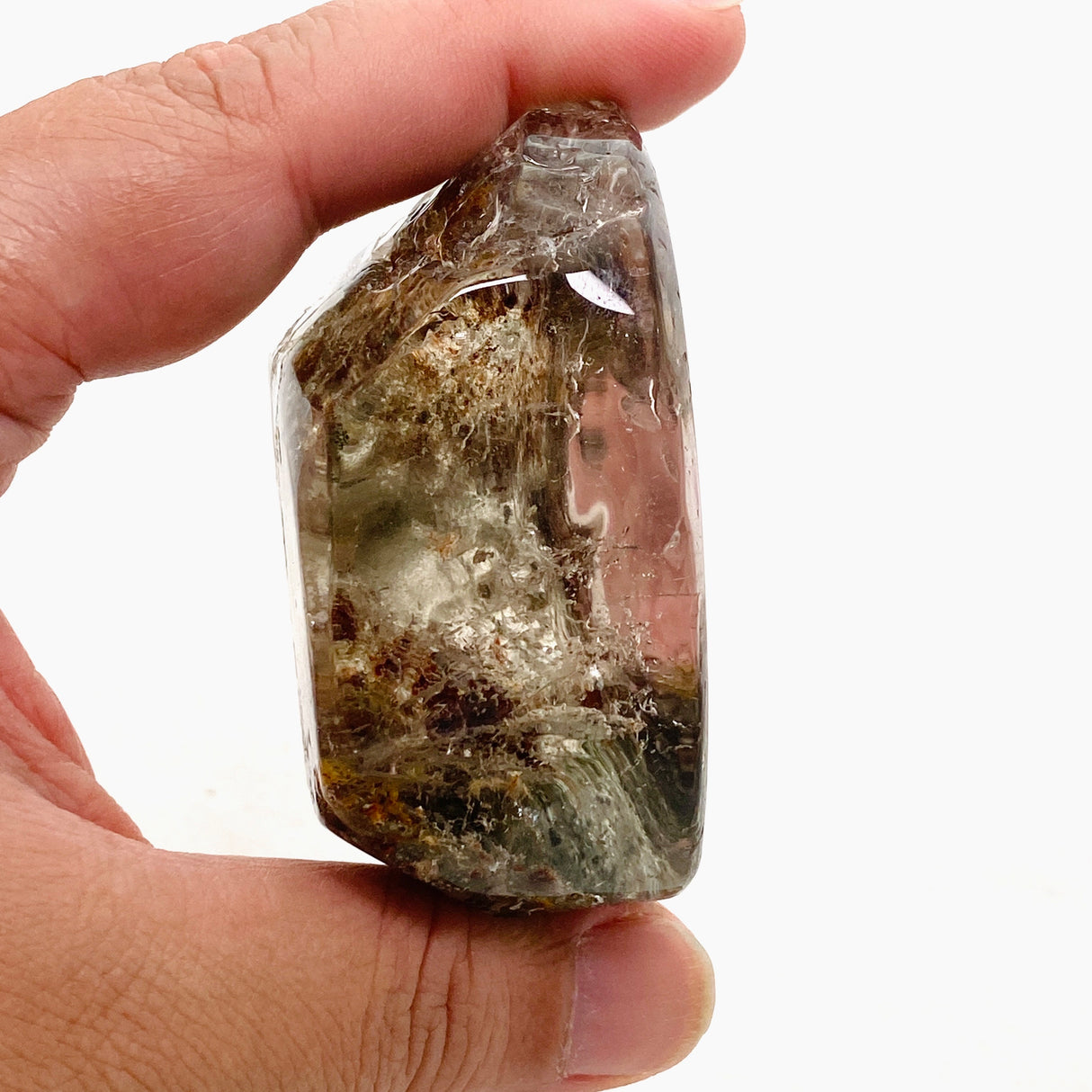 Garden Quartz (Lodolite) Trinket Bowl GQB-06