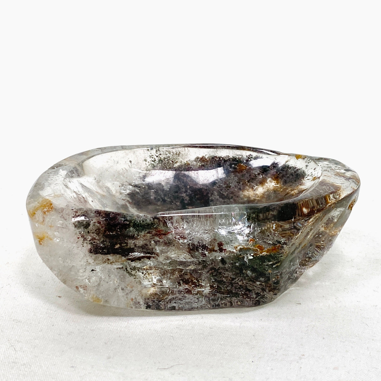 Garden Quartz (Lodolite) Trinket Bowl GQB-08