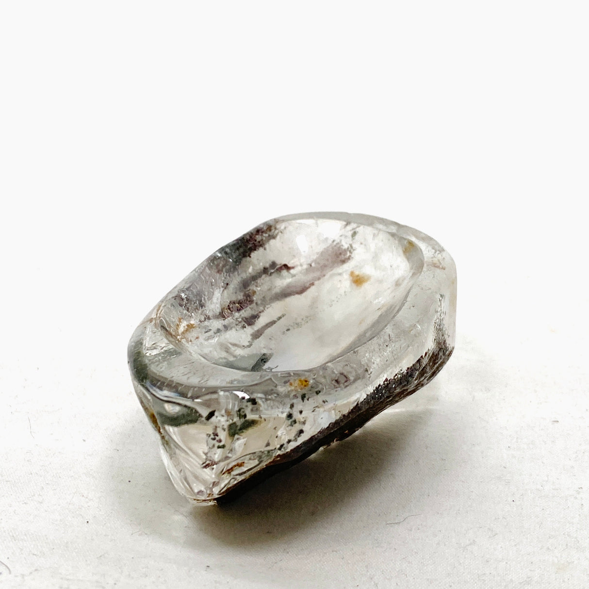 Garden Quartz (Lodolite) Trinket Bowl GQB-08