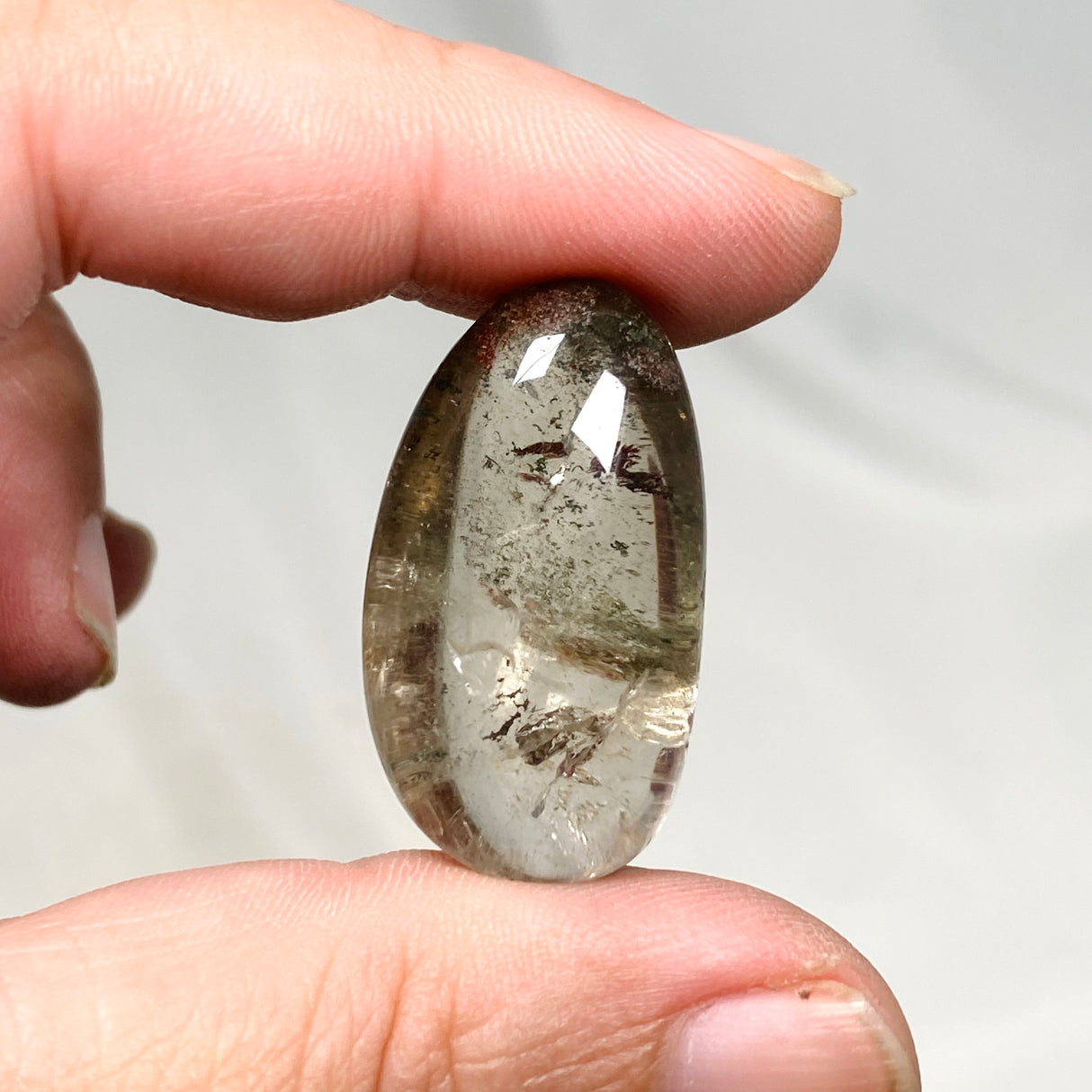 Garden Quartz / Lodolite Tumbled Stones